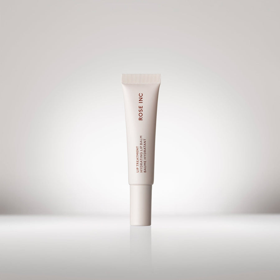 Rose inc's lip treatment balm, closed.